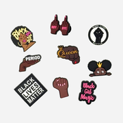 Pack of 8 Charms - BLM Girl