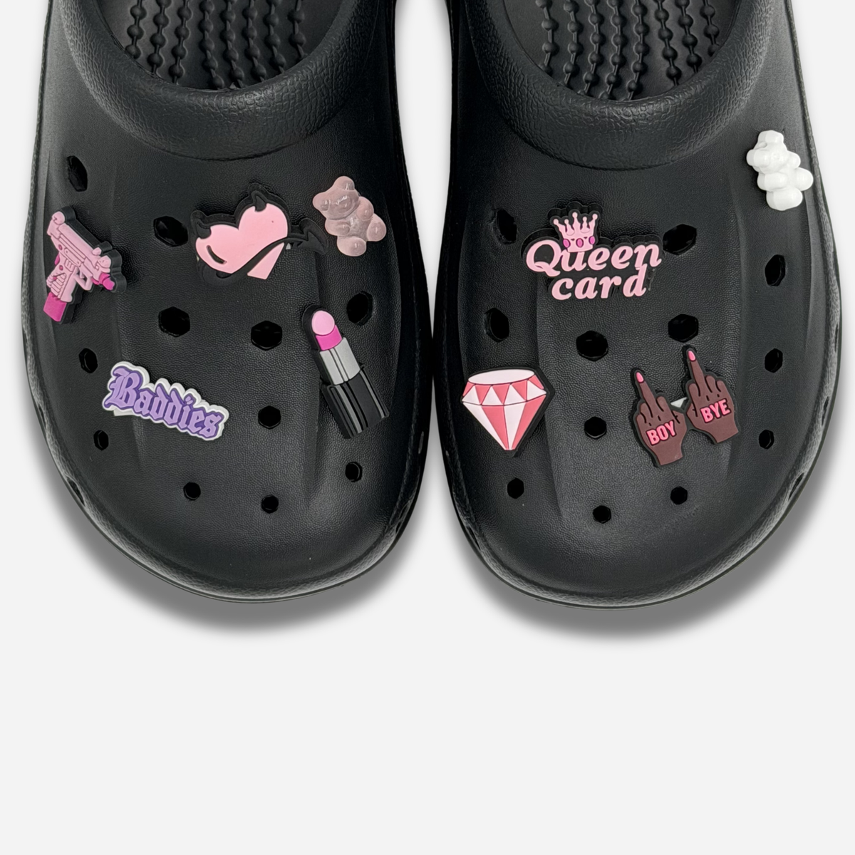 Pack of 8 Clogs - Boss lady