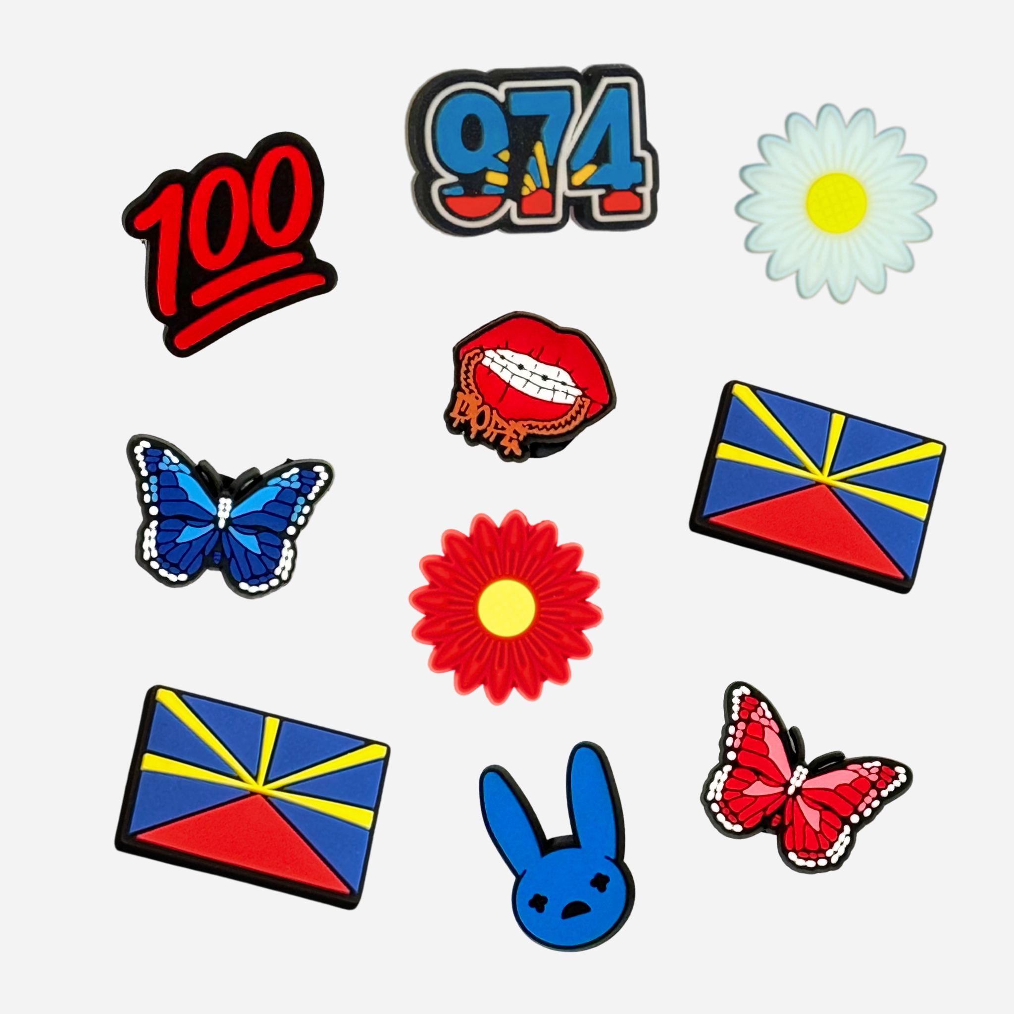 Pack of 10 Charms - Reunion