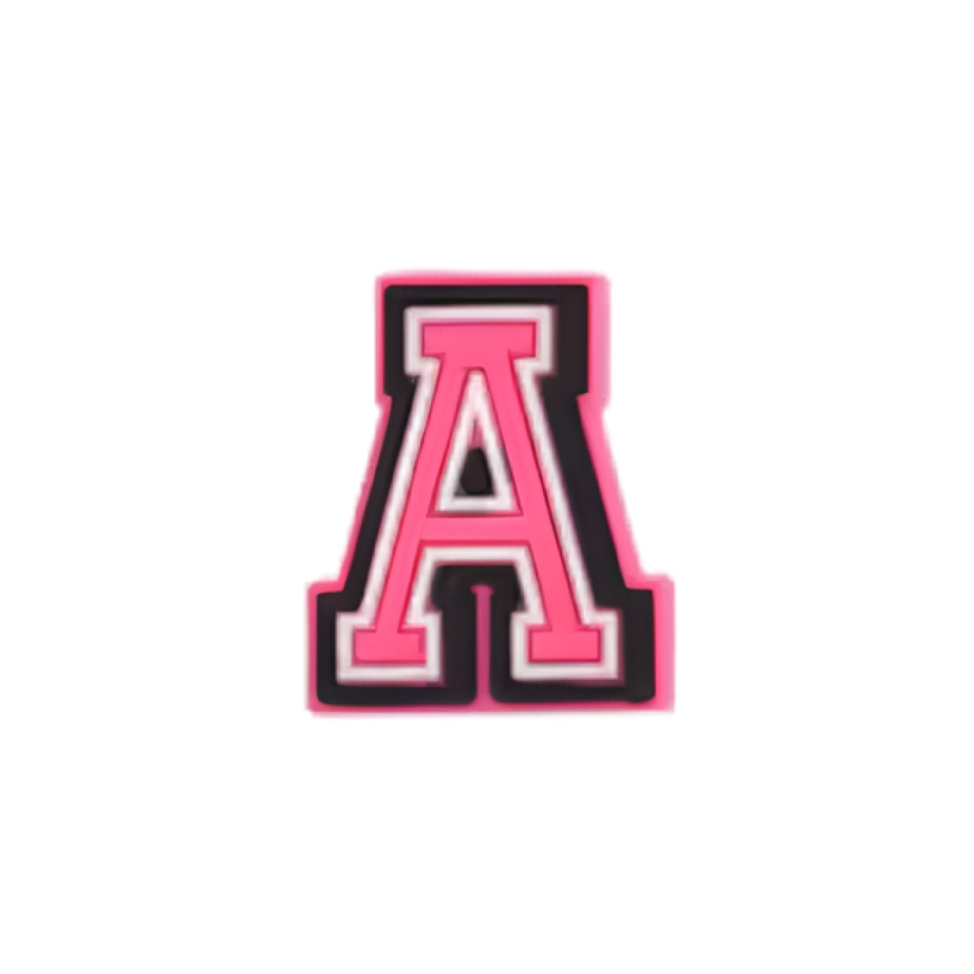 Clogs Charms - Pink Letters