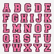 Clogs Charms - Pink Letters