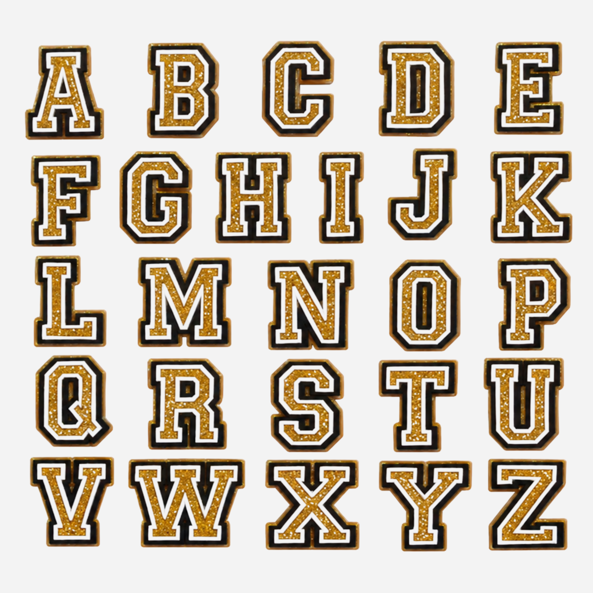 Clog Charms - Letters