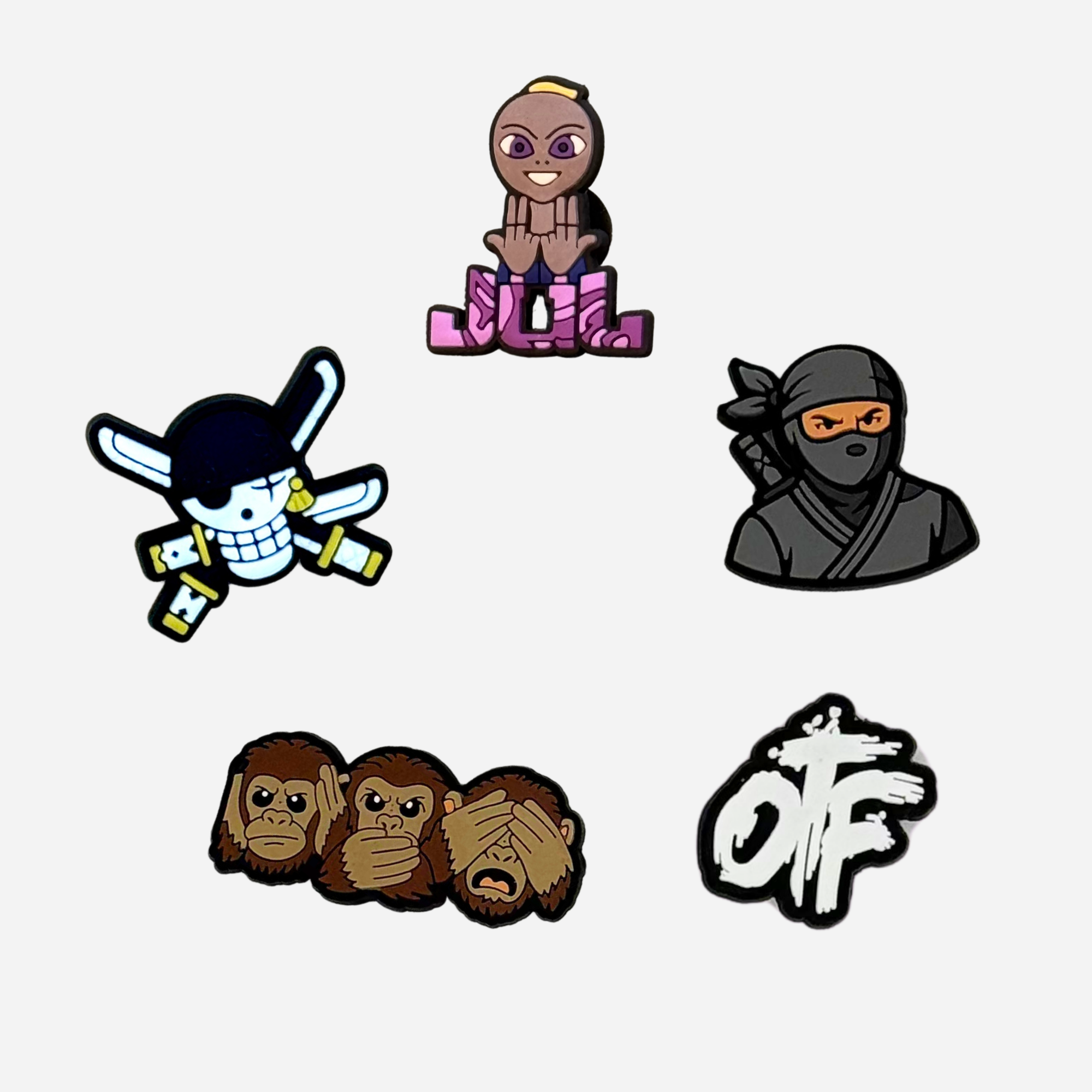 Mini pack de 5 pin's - Street