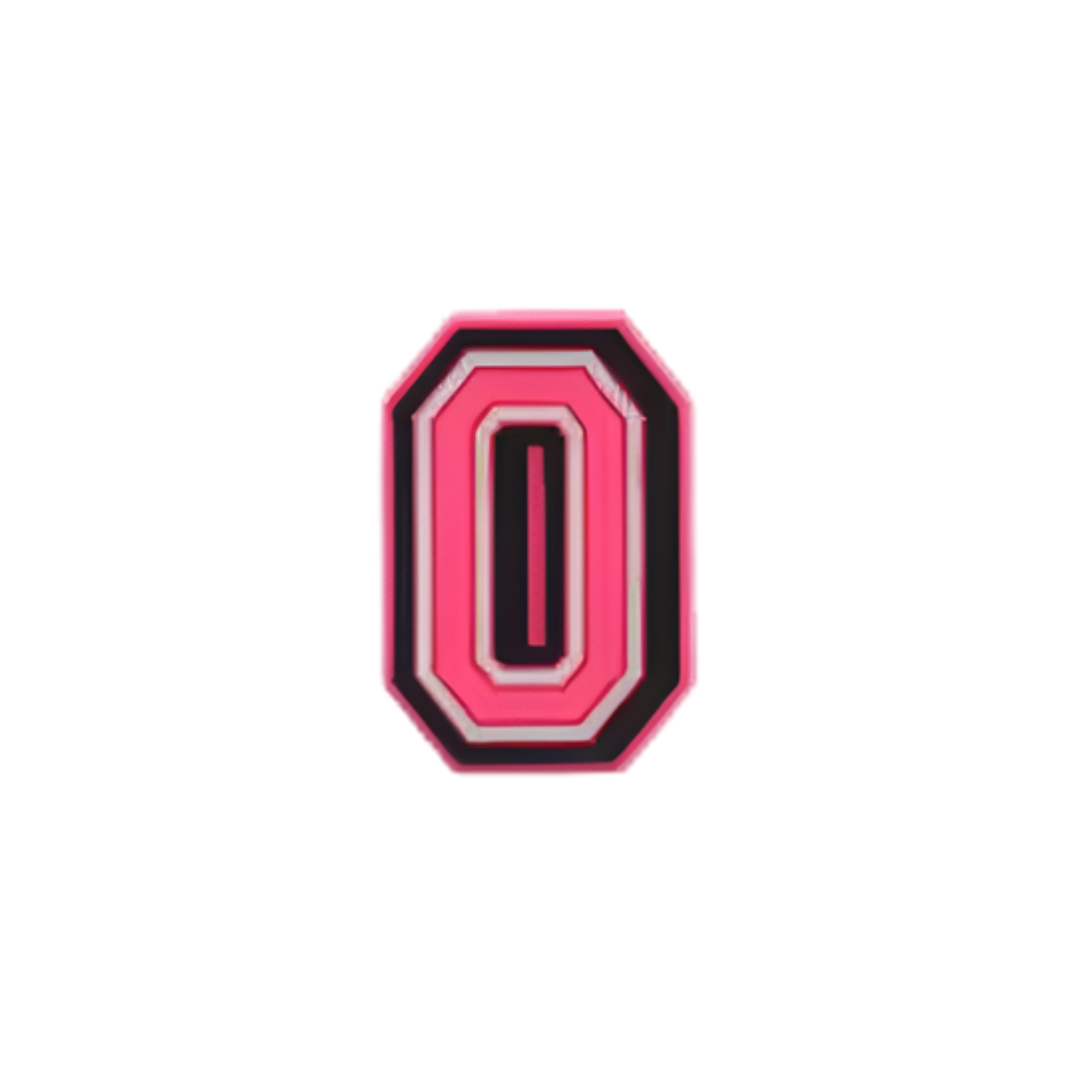 Clogs Charms - Pink Letters