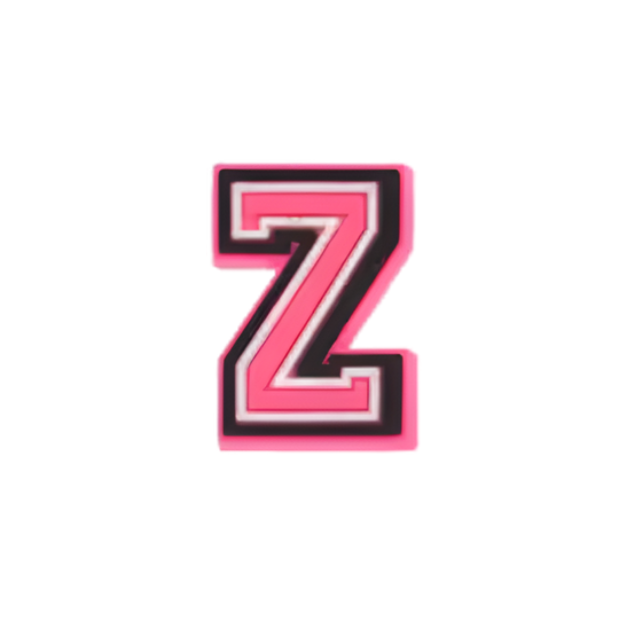 Clogs Charms - Pink Letters