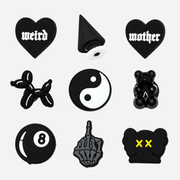 Clogs Charms - Black