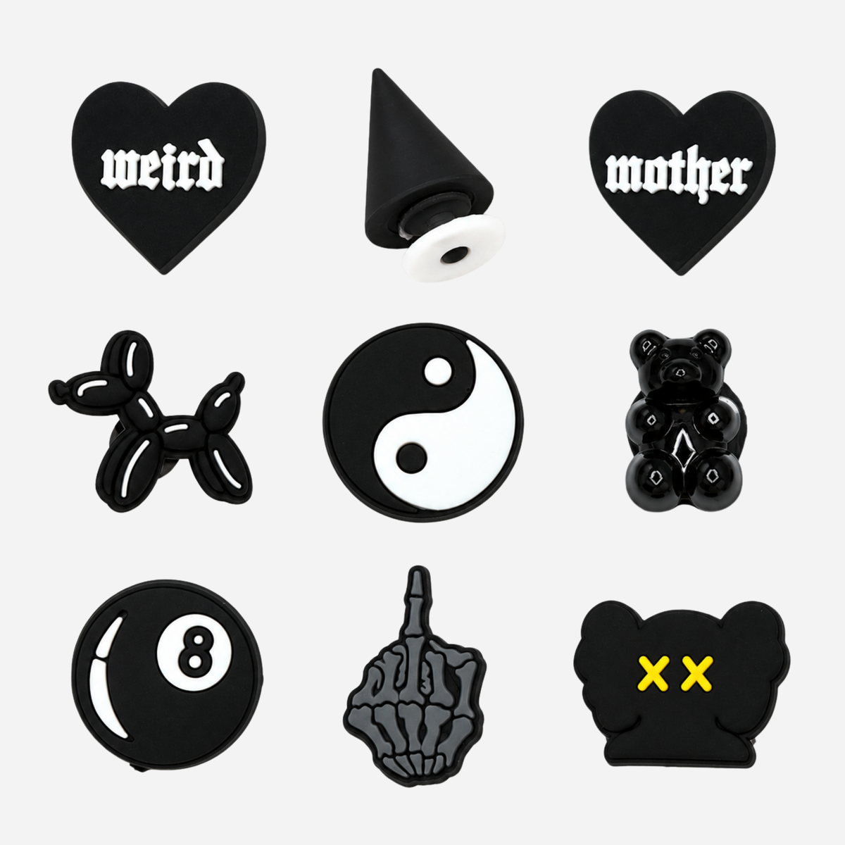 Clogs Charms - Black