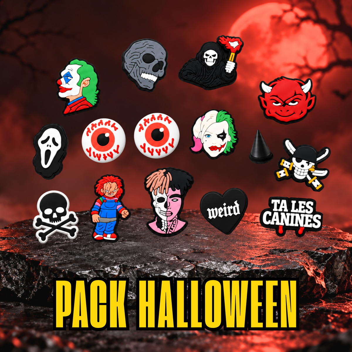 Pack 15 pin's - Halloween