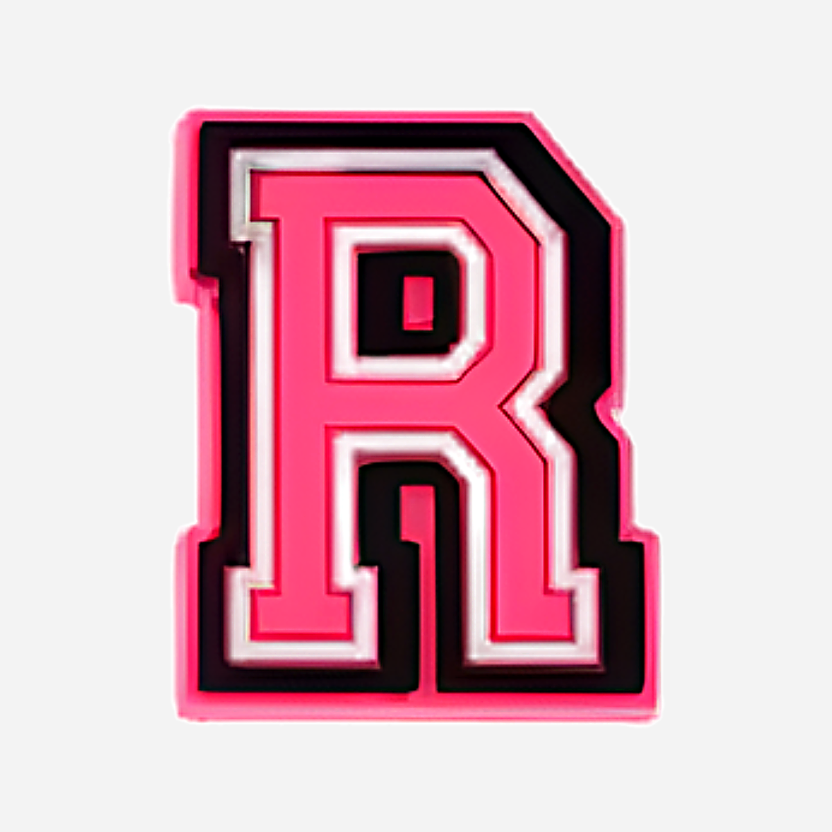 Clogs Charms - Pink Letters