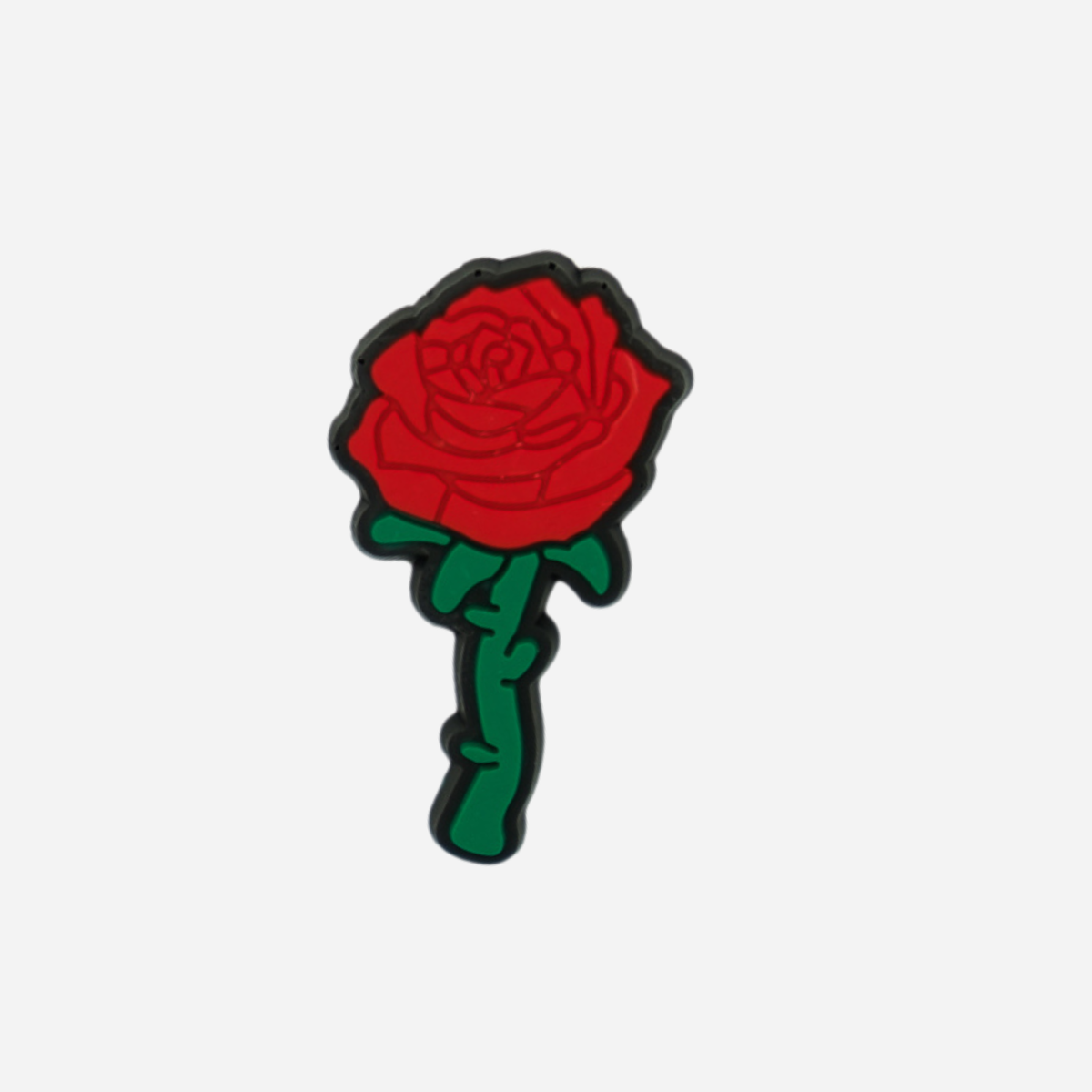 pins fleur rose rouge