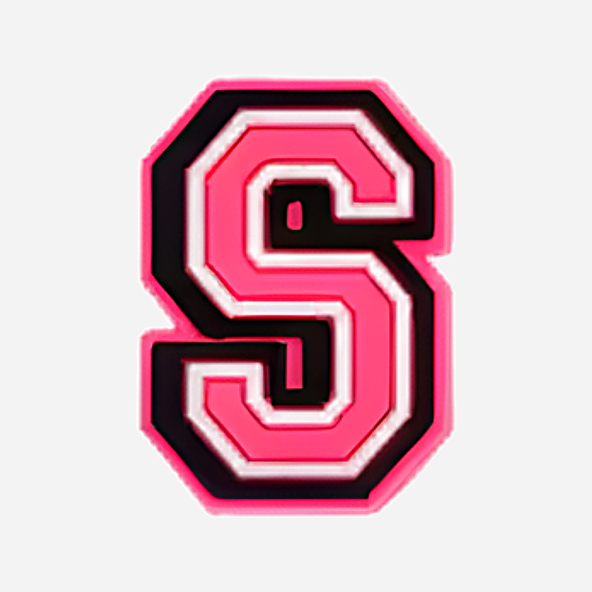 Clogs Charms - Pink Letters
