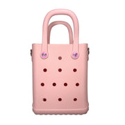 Sac personnalisable avec pins crocs rose