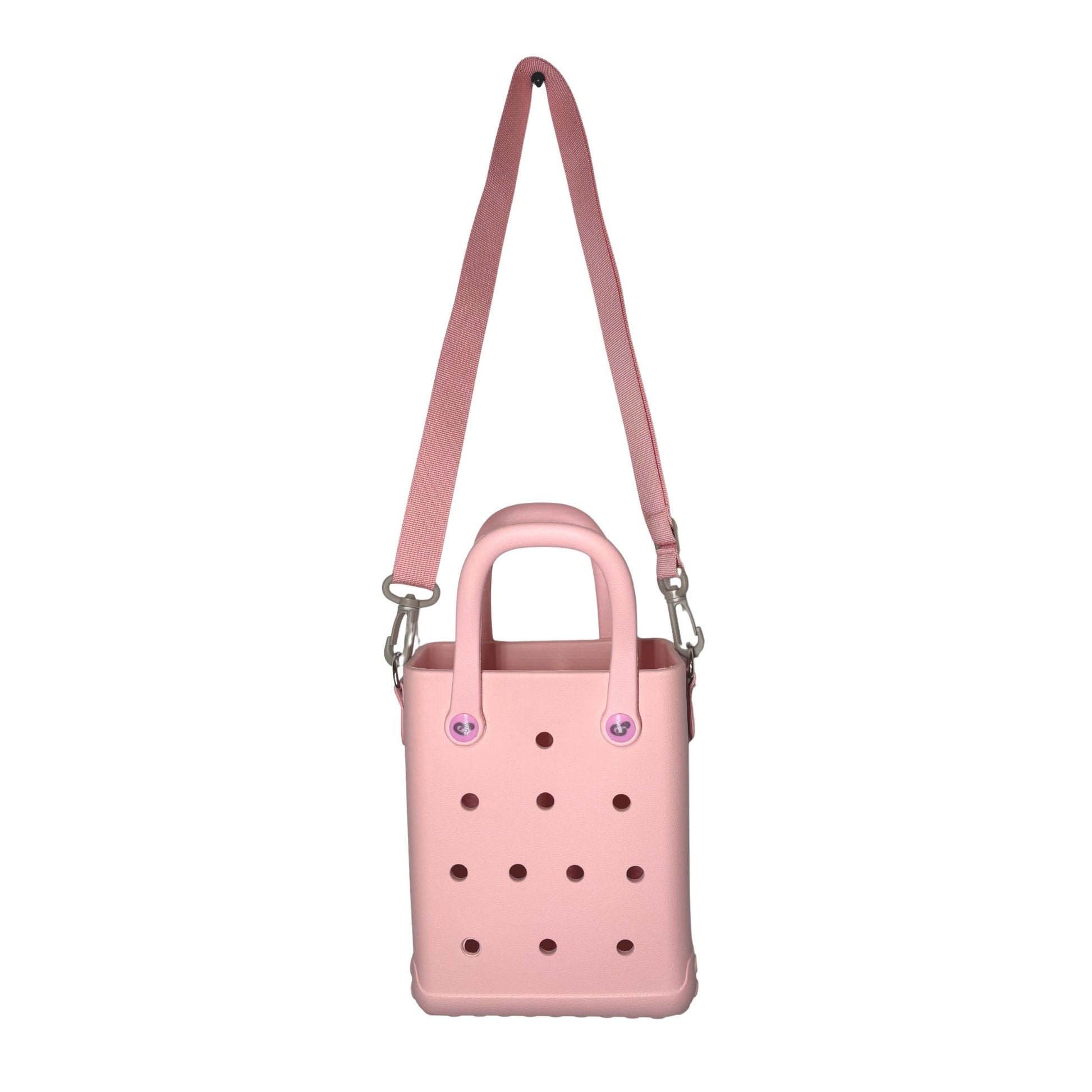 Sac personnalisable avec pins crocs rose