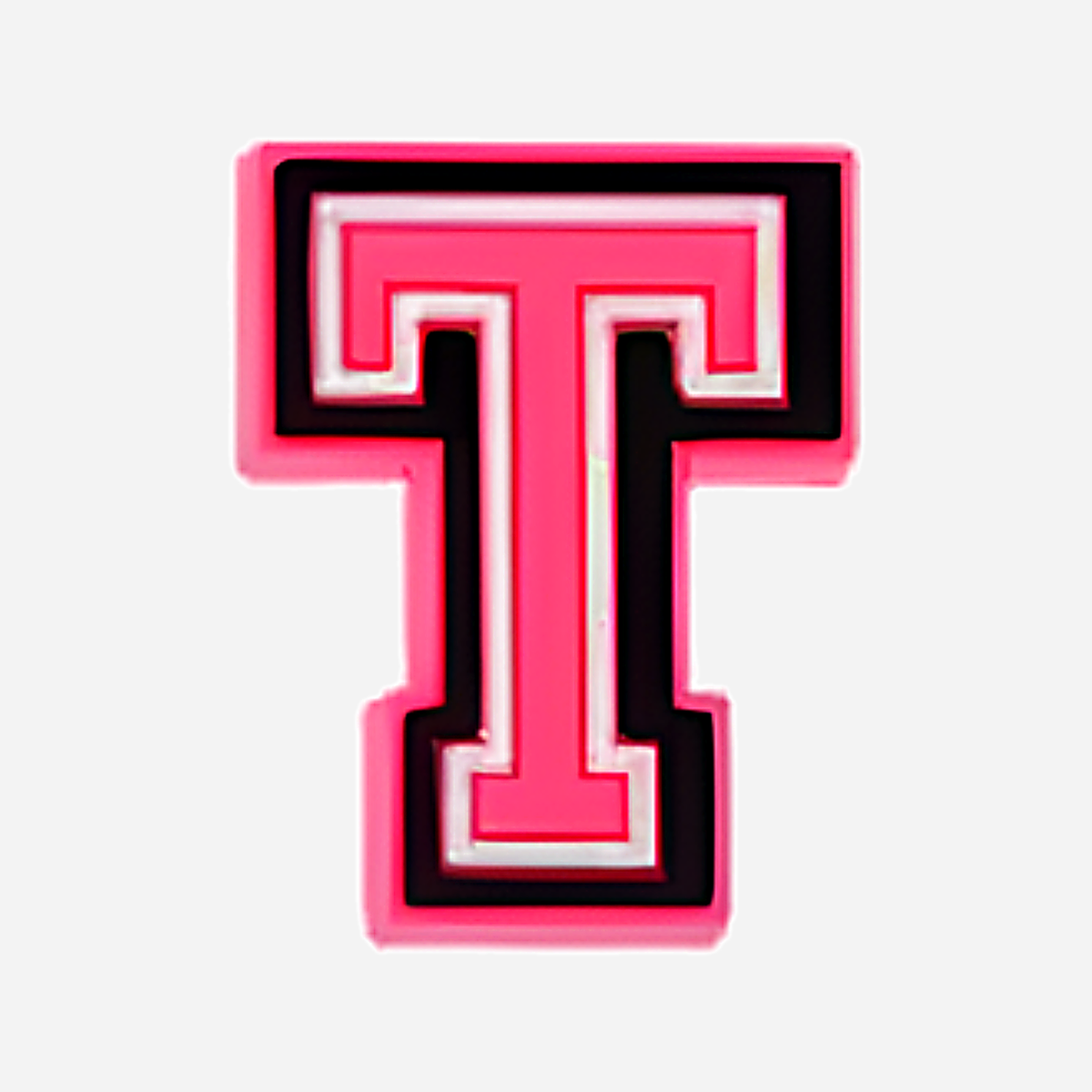 Clogs Charms - Pink Letters