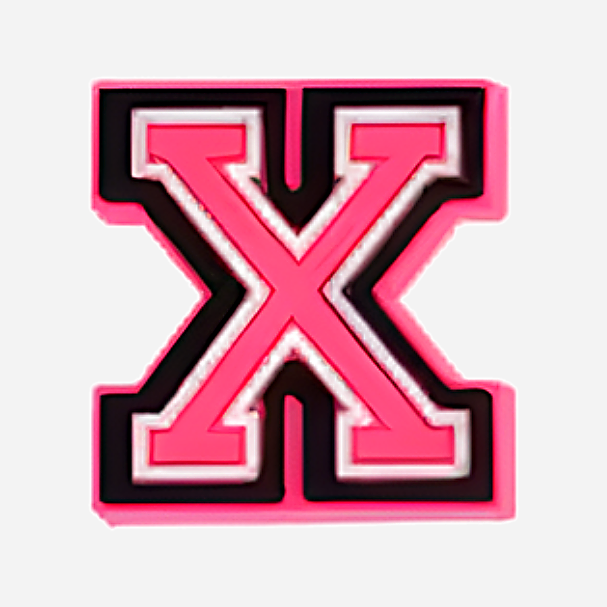Clogs Charms - Pink Letters