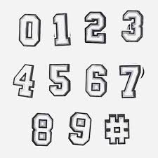 Clogs charms - Numbers