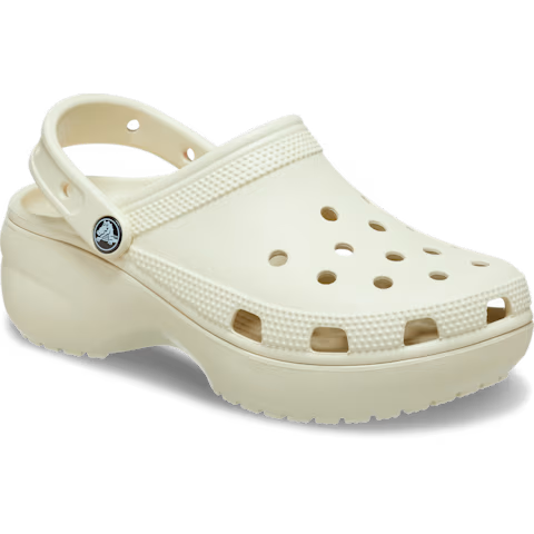 Beige Platform Clog