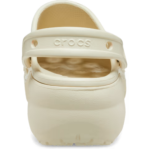 Beige Platform Clog