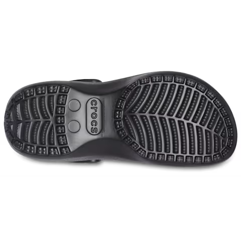 Platform Clogs in Black