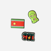 pack de pins pour crocs guadeloupe 971 drapeau