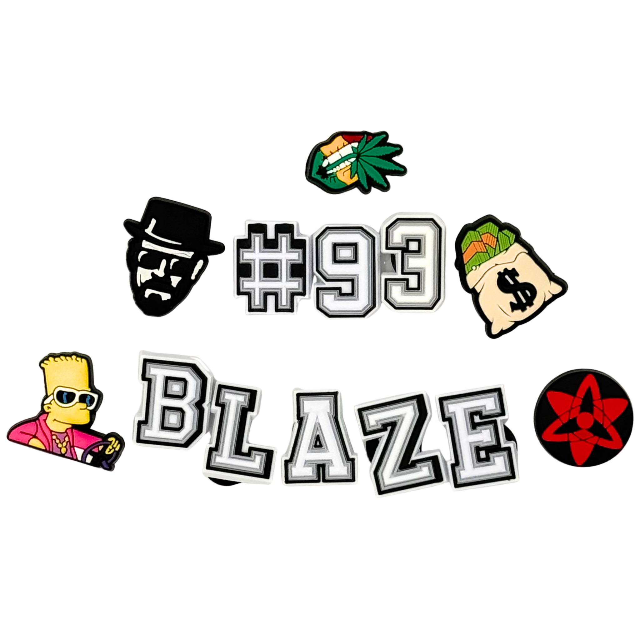 pack pins blaze et chiffres