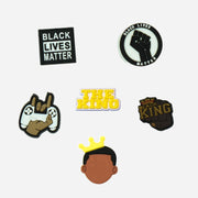 Clogs Charms - Black Power Boy