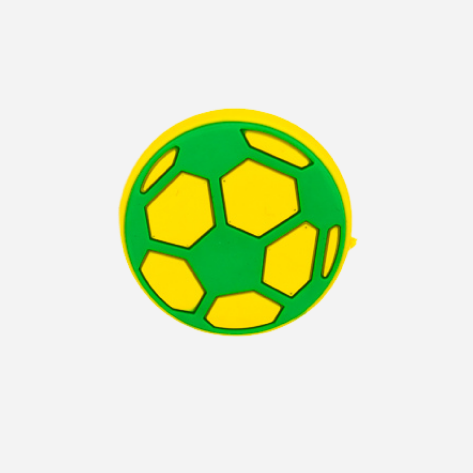pins ballon foot vert jaune