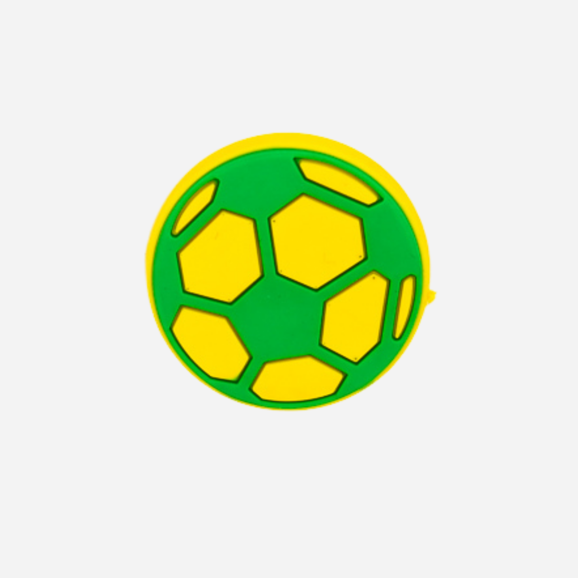 pins ballon foot vert jaune