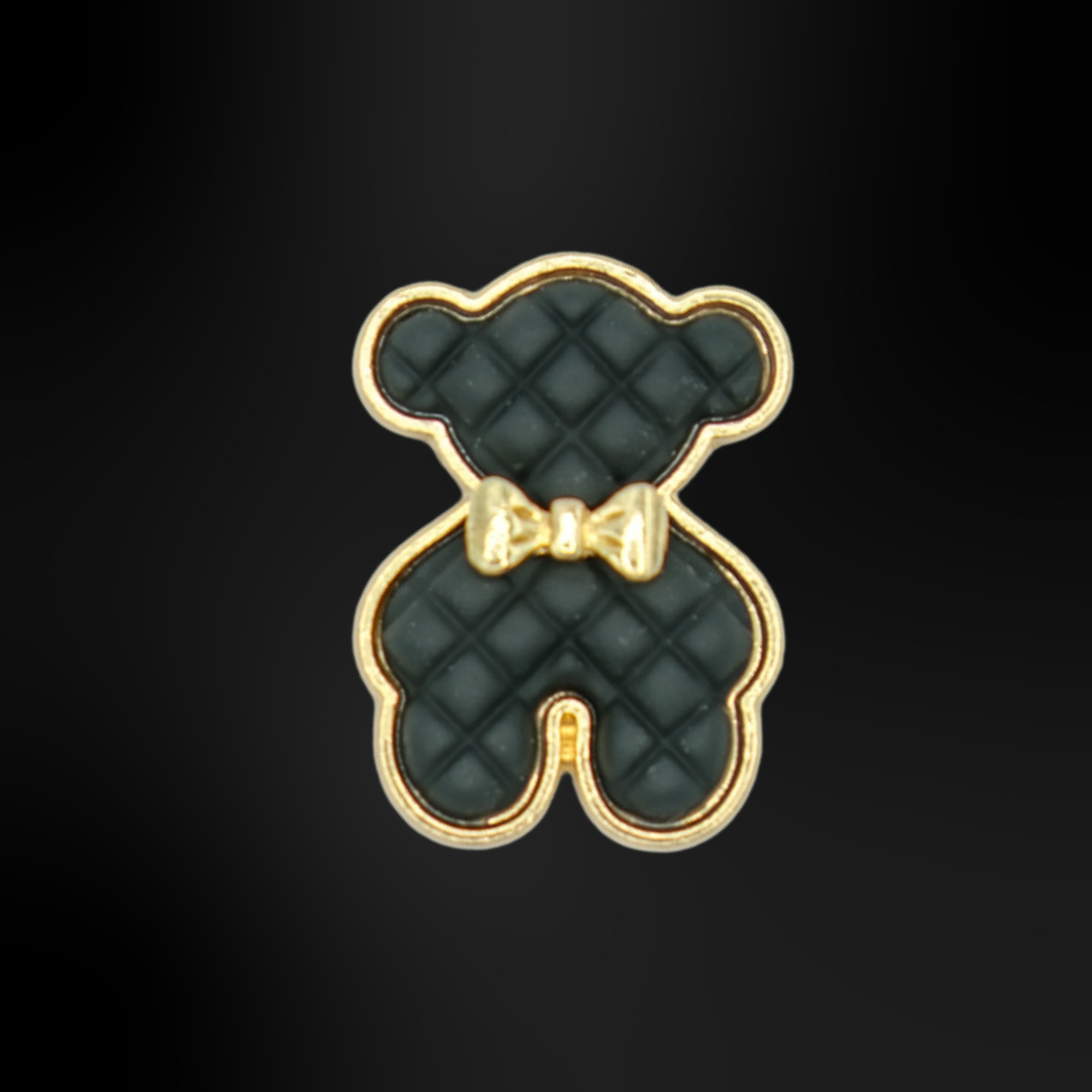 pins metallique ours noir