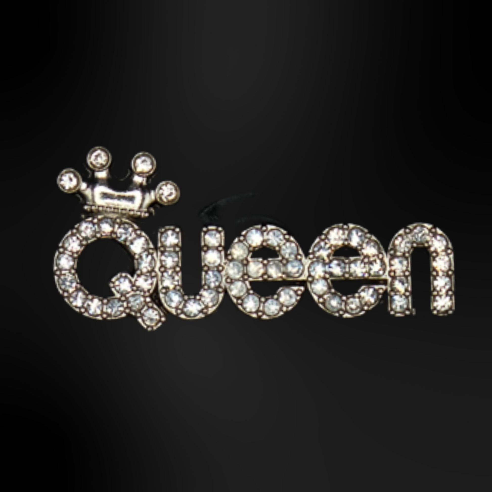 pins metallique queen argent