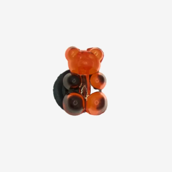 pins ourson orange