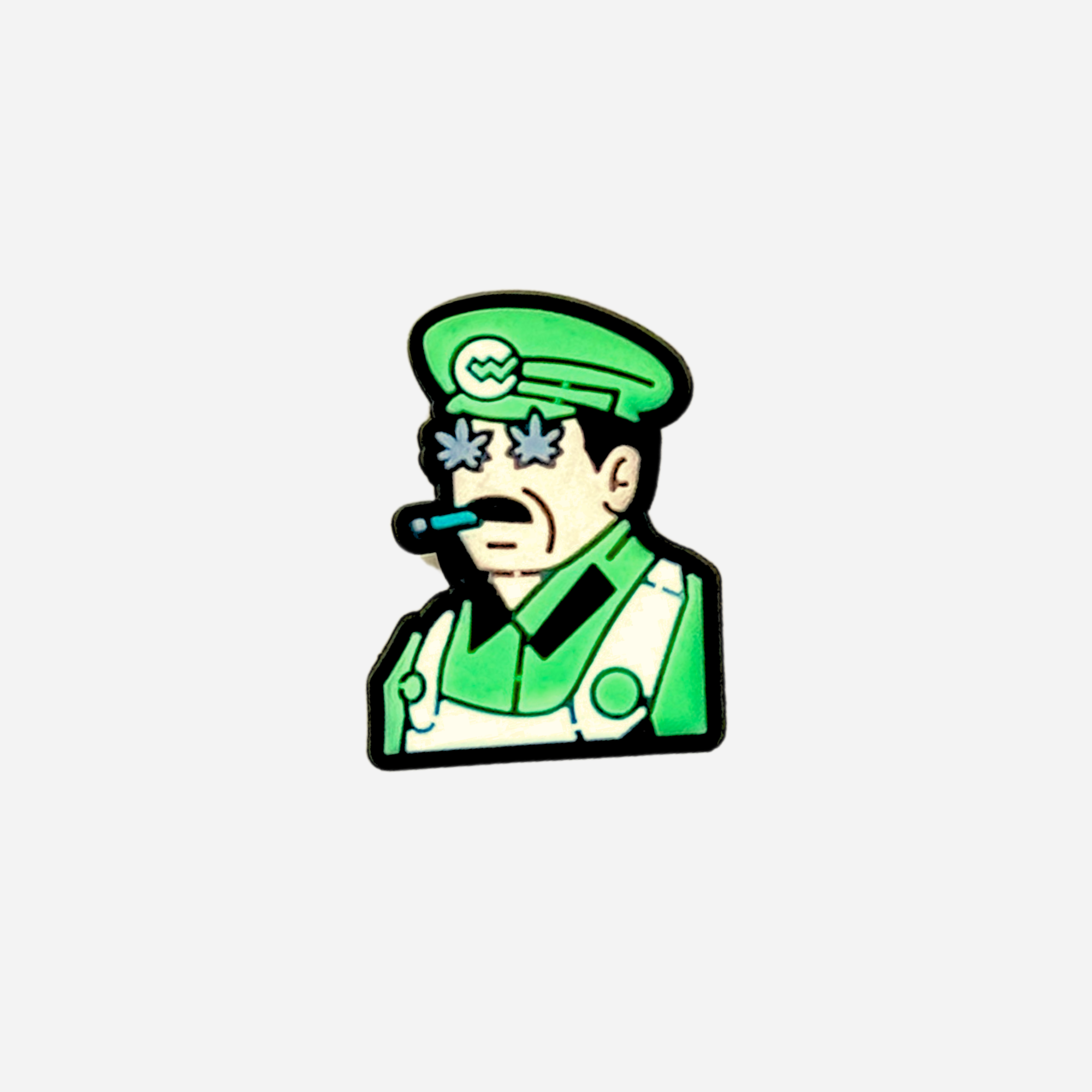 pins pour clogs policier weed